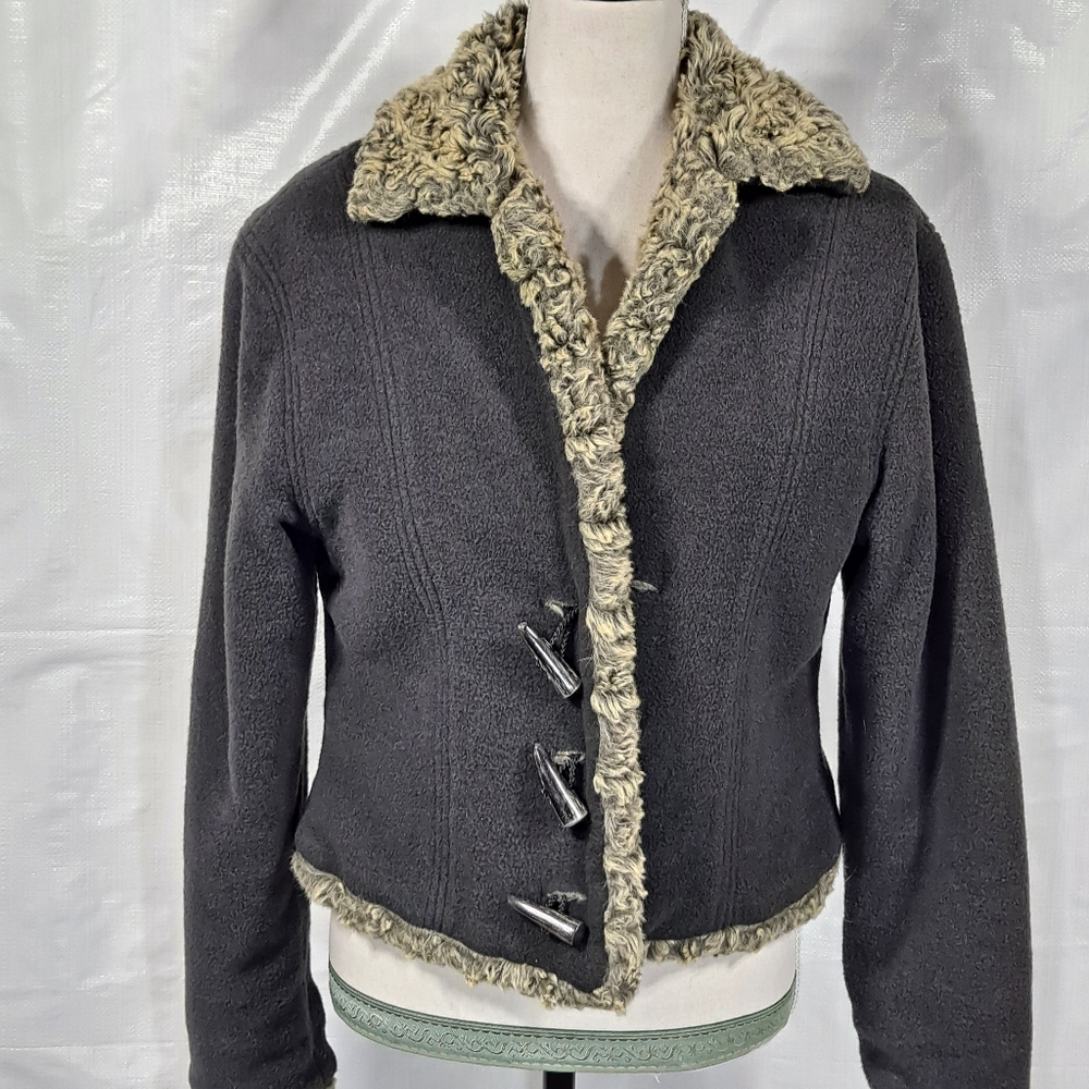 Fjall Wool Reversible Toggle Button Coat - image 1